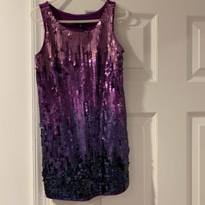 💜Purple Ombré GAP Sequin Dress-Size Girls 4/5💜